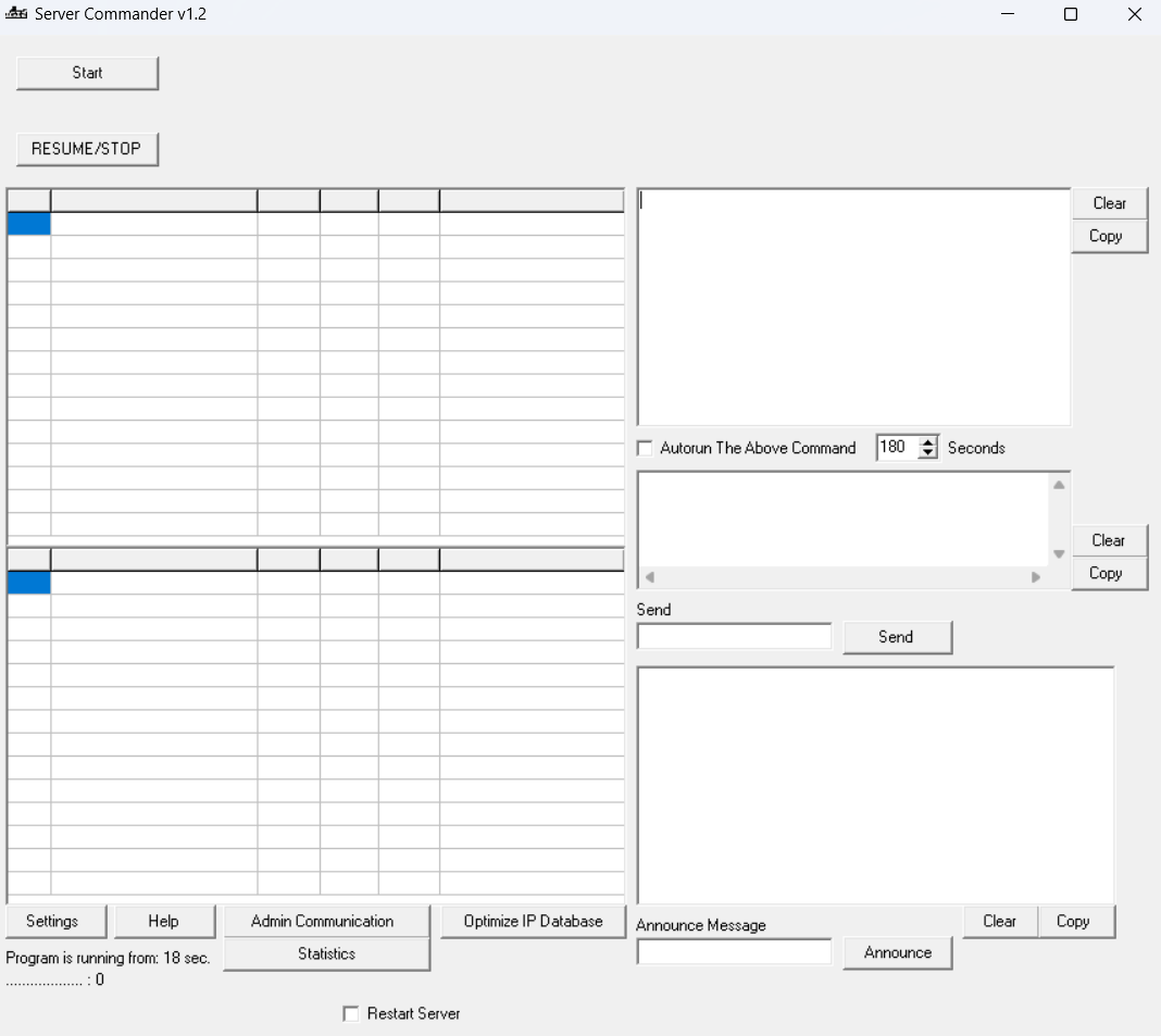 Server Commander English UI