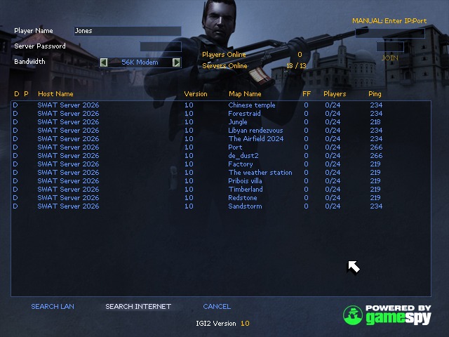 Original IGI2 Menu System